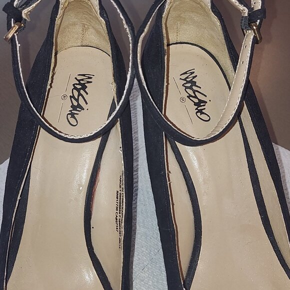 Massimo faux suede wedge heels - Picture 5 of 8